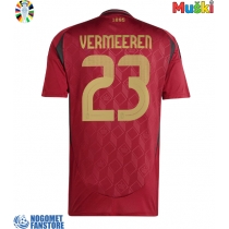 Belgija Arthur Vermeeren #23 Domaci Dres EP 2024 Kratak Rukav